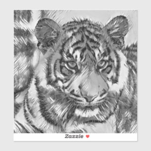 AnimalArtBW_Tiger_009