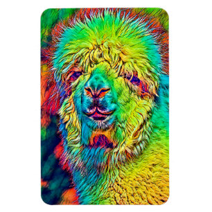 AnimalColor_Alpaca_005 Magnet