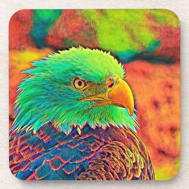 AnimalColor_Bird_008 Coaster (Front)