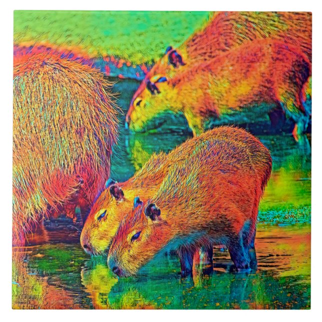 AnimalColor_Capybara_004 Tile (Front)