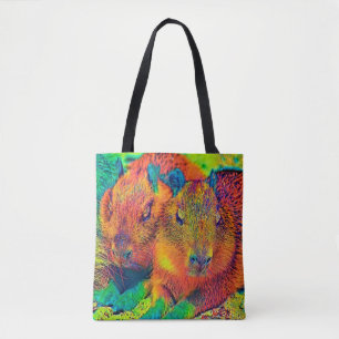 AnimalColor_Capybara_07 Tote Bag