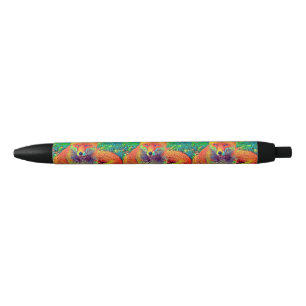 AnimalColor_Fox_001 Black Ink Pen