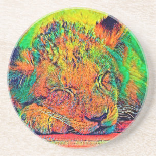 AnimalColor_Lion_002 Coaster