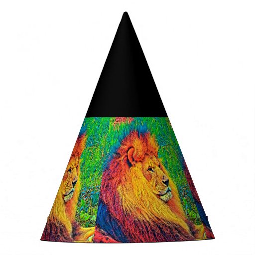 Image of AnimalColor_Lion_003_by_JAMColors Party Hat