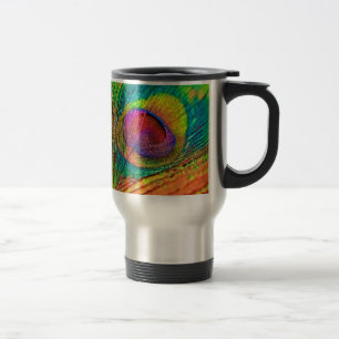 AnimalColor_Peacock_001 Travel Mug