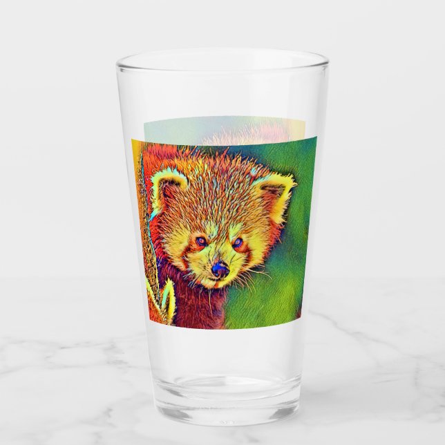 AnimalColor_RedPanda_016 Glass (Front)