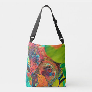 AnimalColor_Sloth_001 Crossbody Bag