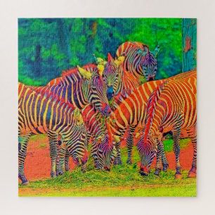 AnimalColor_Zebra_002 Jigsaw Puzzle