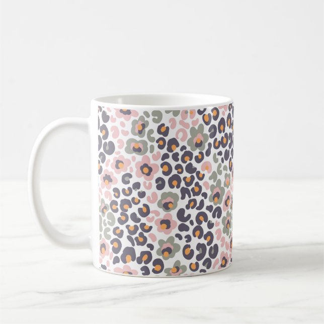 Animalier with Flowers Coffee Mug (Left)