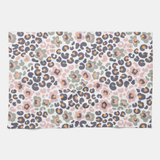 Animalier with Flowers Tea Towel