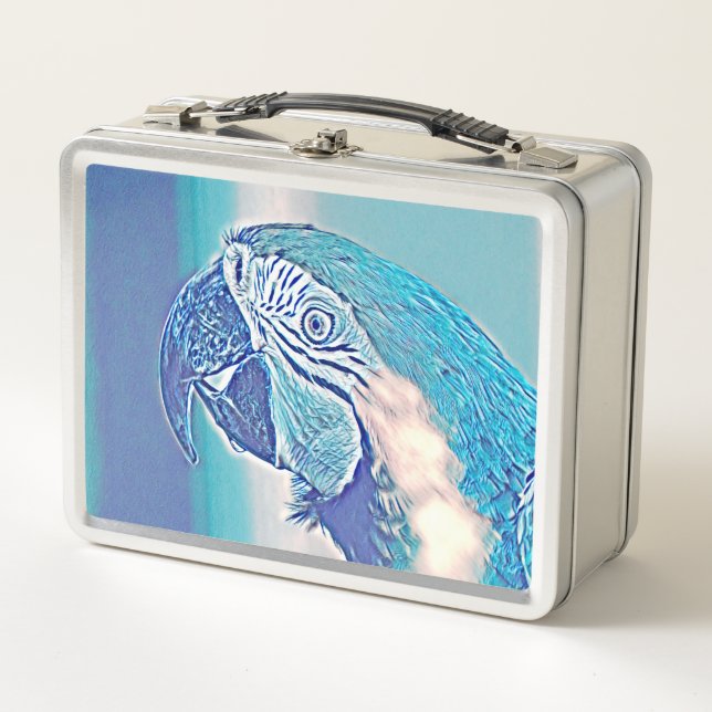 AnimalMix_Bird_009 Metal Lunch Box (Front)