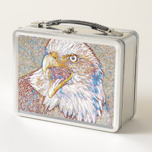 AnimalMix_Bird_043 Metal Lunch Box