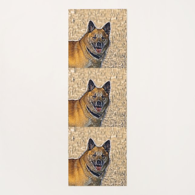 AnimalMix_Dog_004 Yoga Mat (Back)