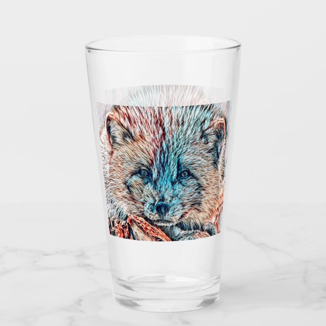 AnimalMix_Fox_009 Glass (Front)