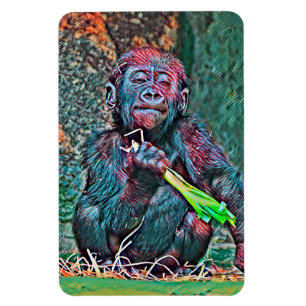 AnimalMix_Gorilla_004 Magnet