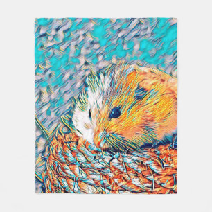 AnimalMix_Hamster_001 Fleece Blanket