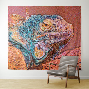 AnimalMix_Iguana_004 Tapestry
