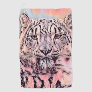 AnimalMix_Leopard_008 Golf Towel