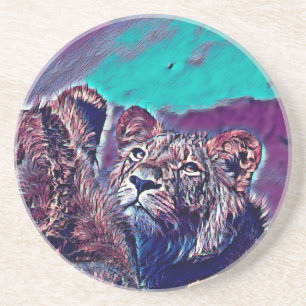AnimalMix_Lion_008 Coaster