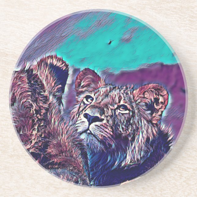 AnimalMix_Lion_008 Coaster (Front)