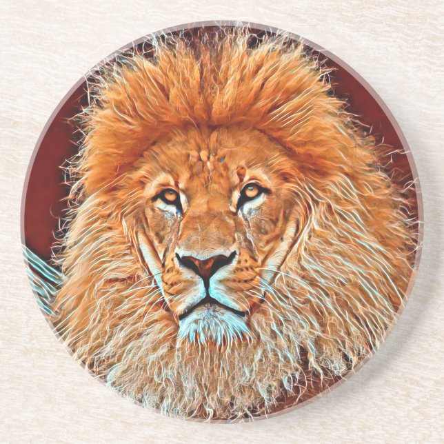 AnimalMix_Lion_009 Coaster (Front)