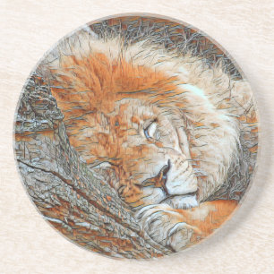 AnimalMix_Lion_023 Coaster