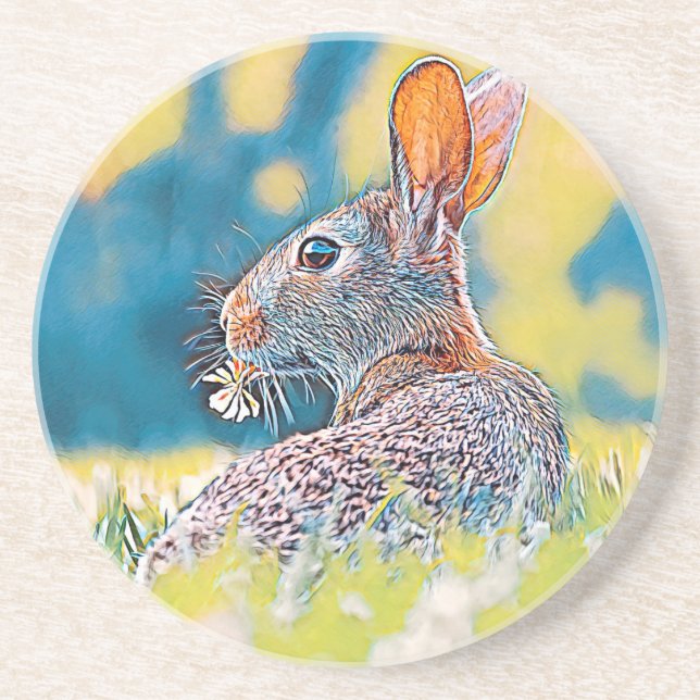 AnimalMix_Rabbit_028 Coaster (Front)