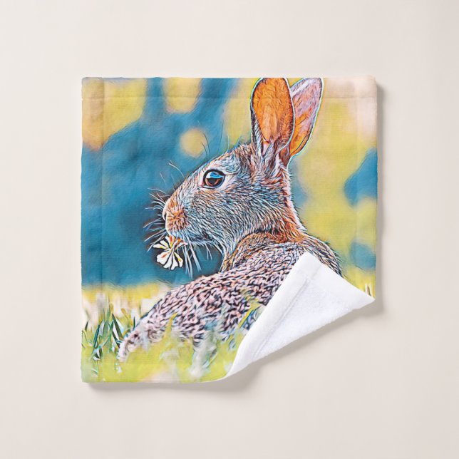 AnimalMix_Rabbit_028 Wash Cloth (Wash Cloth)