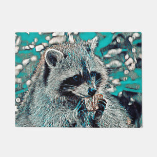 AnimalMix_Raccoon_002 Doormat