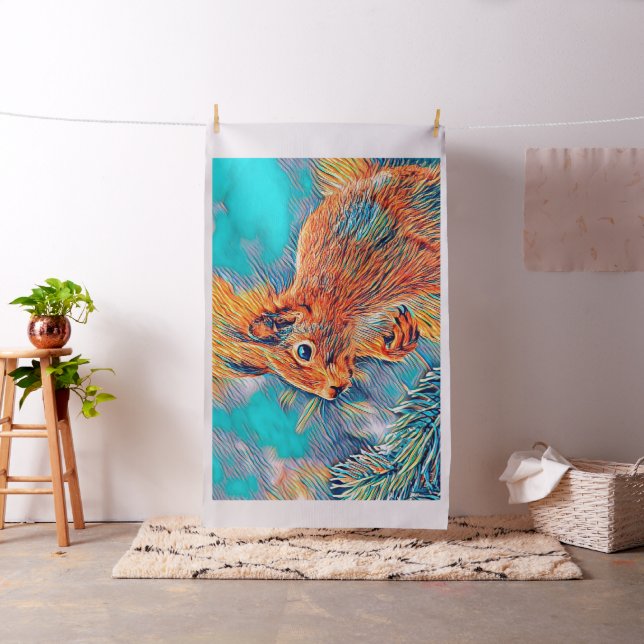 AnimalMix_Squirrel_001_by_JAMColors Fabric (In Situ)