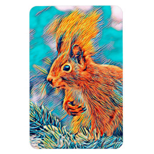 AnimalMix_Squirrel_001 Magnet