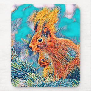 AnimalMix_Squirrel_001 Mouse Mat