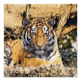 AnimalMix_Tiger_009_by_JAMColors Poster