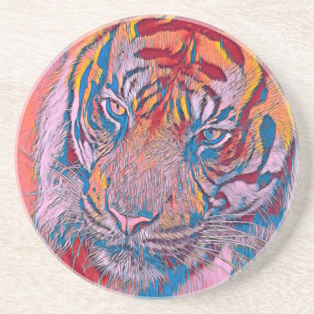 AnimalMix_Tiger_053 Coaster (Front)