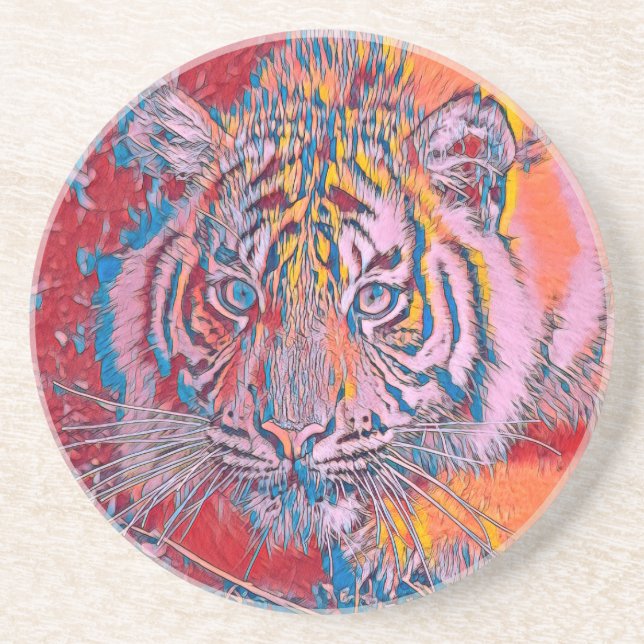 AnimalMix_Tiger_054 Coaster (Front)