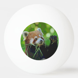 AnimalPaint_RedPanda_20171201_by_JAMColors Ping Pong Ball
