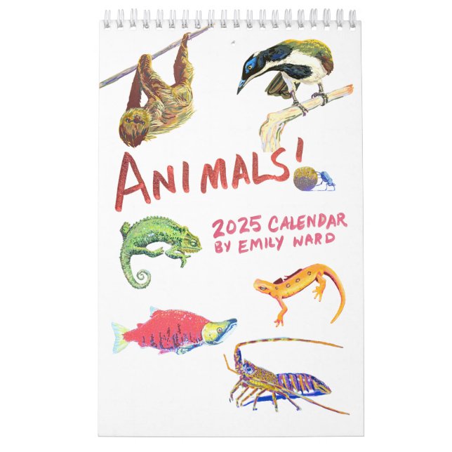 Animals! 2025 Calendar (Cover)