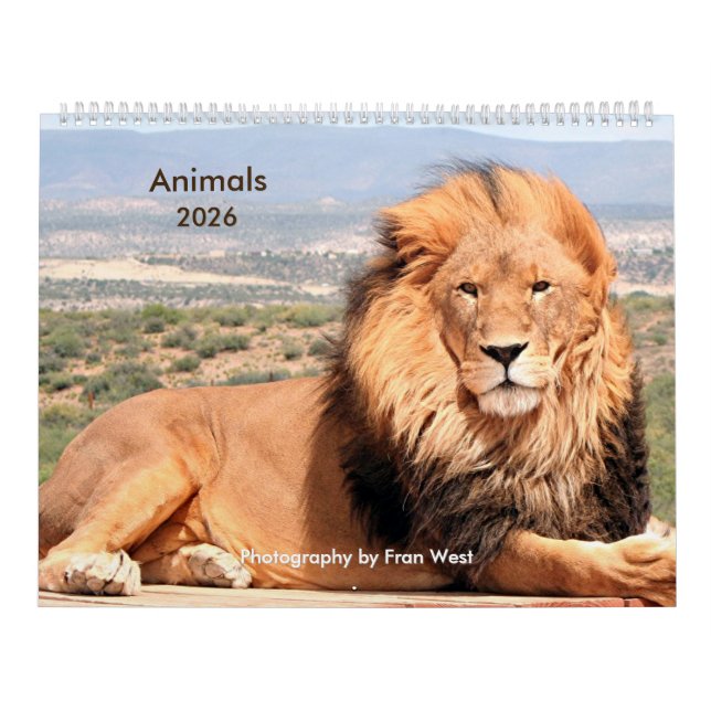Animals 2026 calendar (Cover)