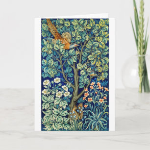 Animals and Flowers, Forest, William Morris Card