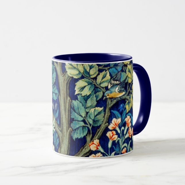 Animals and Flowers, Forest, William Morris Mug (Front Right)