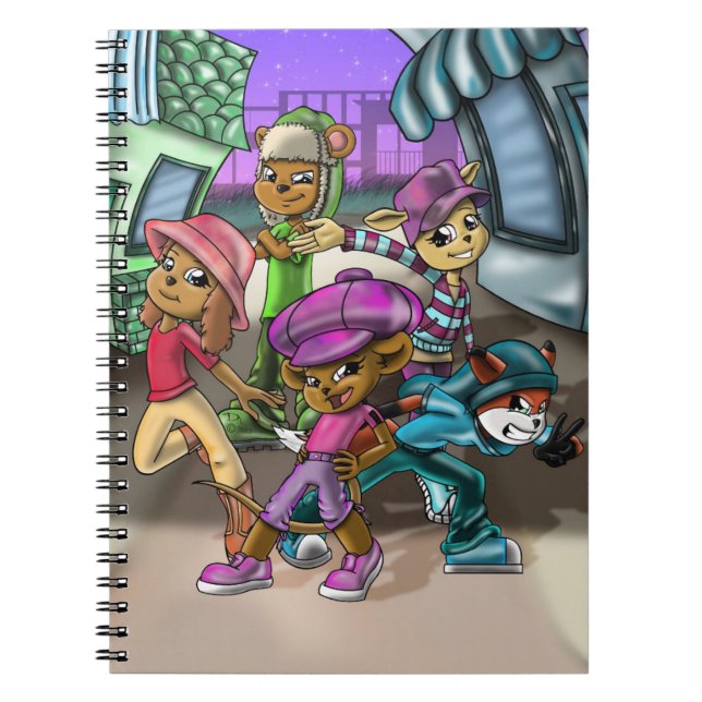 Animals and Hats Notebook (Front)