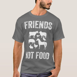 Animals are Friends not Food Funny Vegans T-Shirt