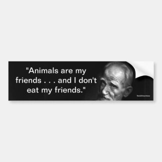 Animals Are Friends - Shaw Bumper Sticker