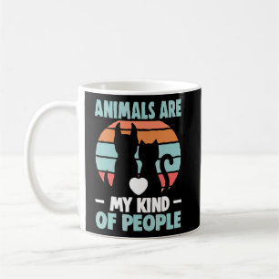 Animals Are My Kind Of People Dog Rescue Animal Ri Coffee Mug