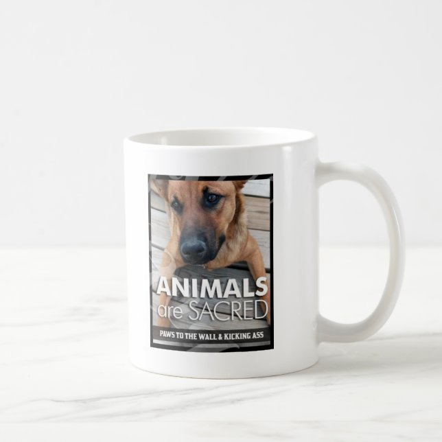 Animals are Sacred Coffee Mug (Right)