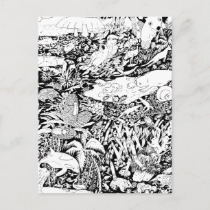 Animals at Peace Postcard