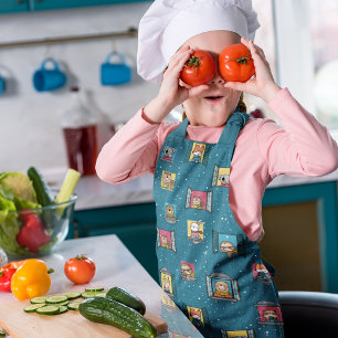 Animals At The Window  Apron