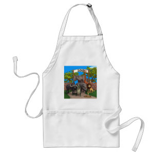 Animals at the Zoo Standard Apron