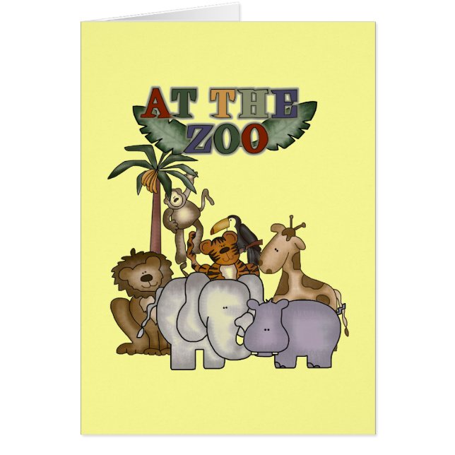 Animals at the Zoo Tshirts and Gifts (Front)