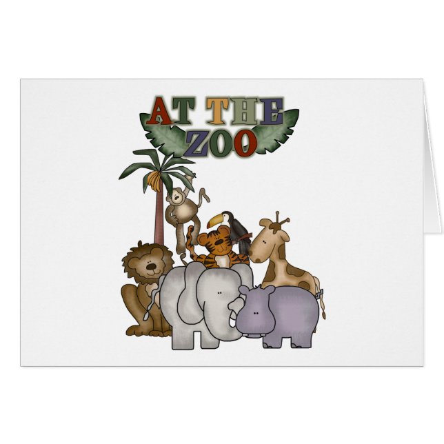 Animals at the Zoo Tshirts and Gifts (Front Horizontal)